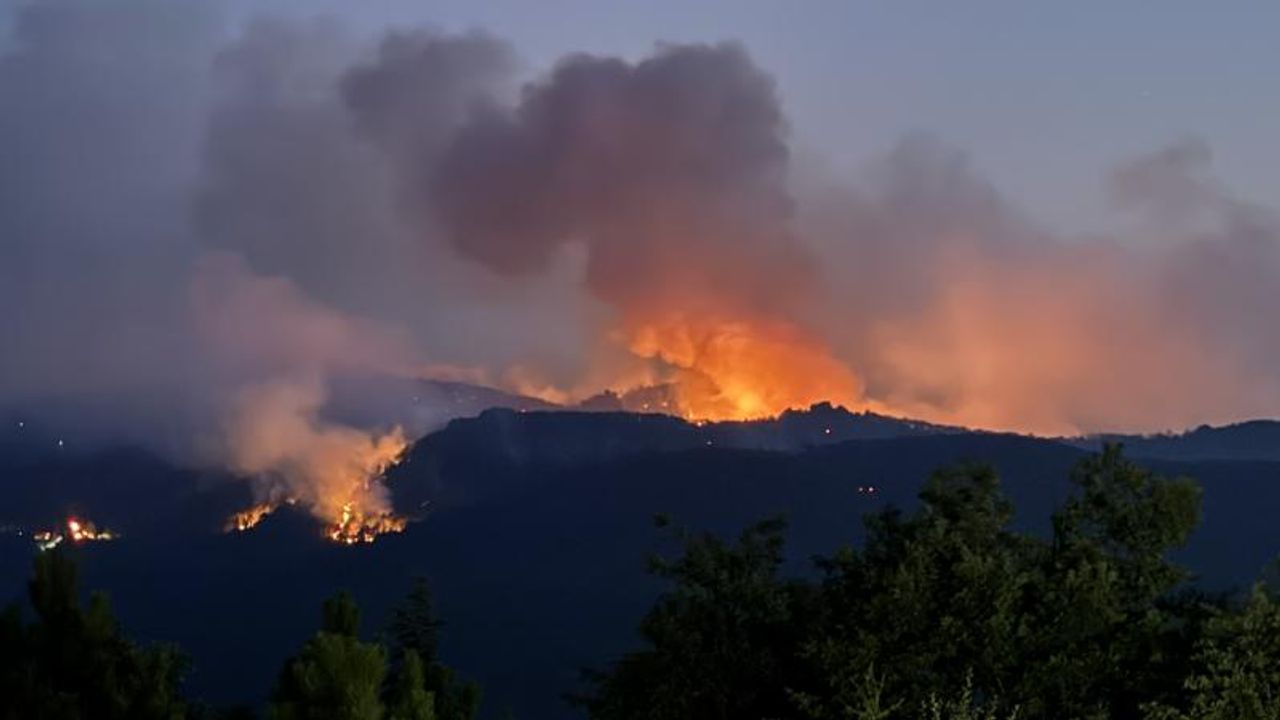 Manisa'da 3 orman yangınından biri kontrol altına alındı