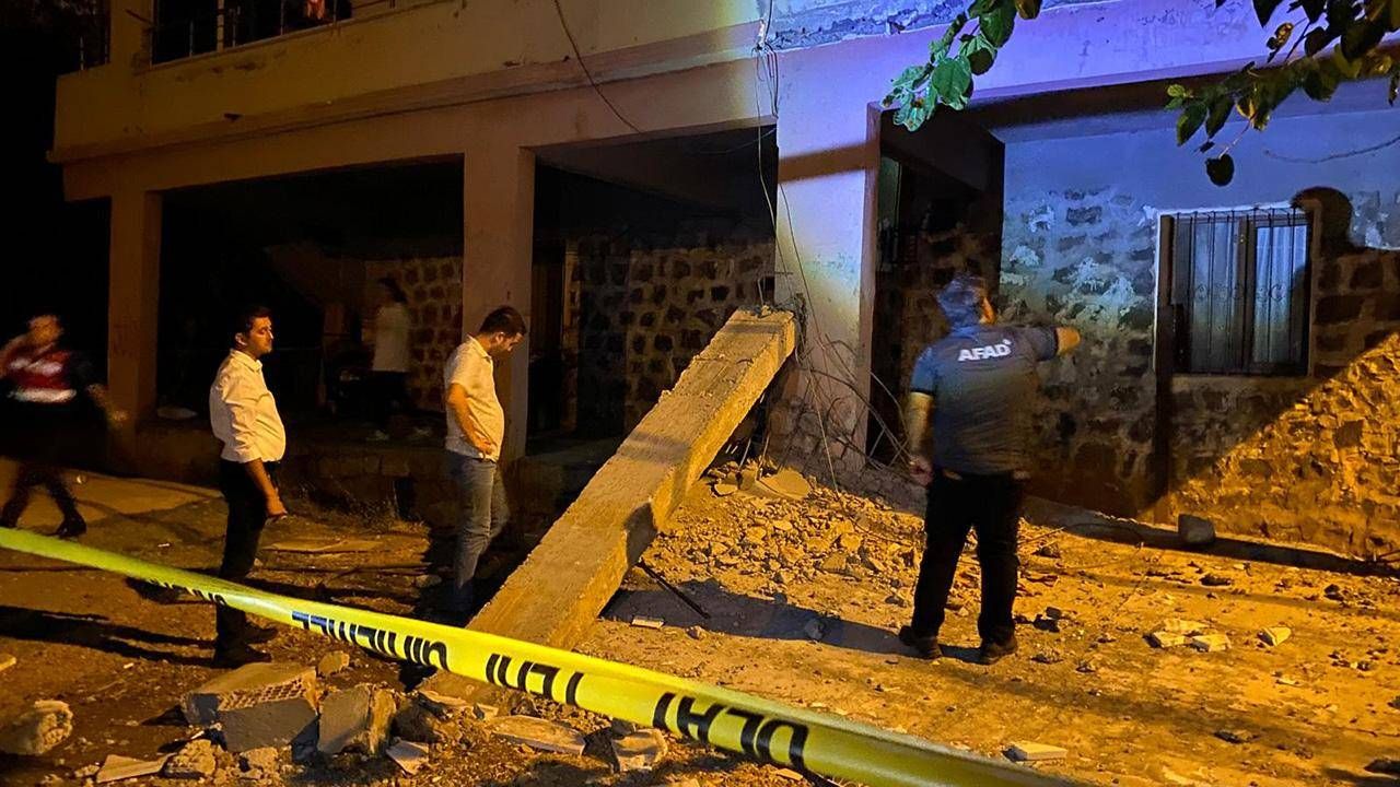 Diyarbakır'da balkon çöktü: 2'si çocuk 5 yaralı