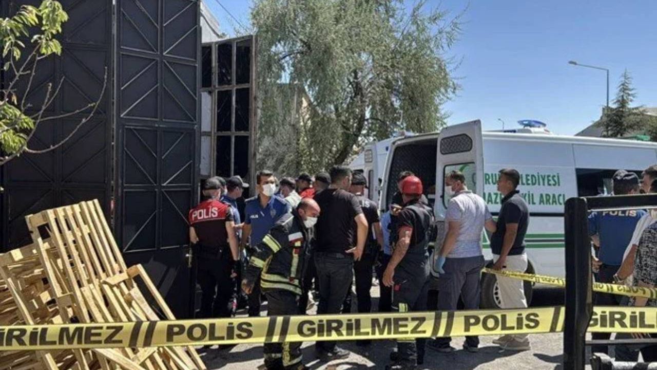 Çorum'da kahreden olay: Anne ile oğlu atık yağ tankerine düştü