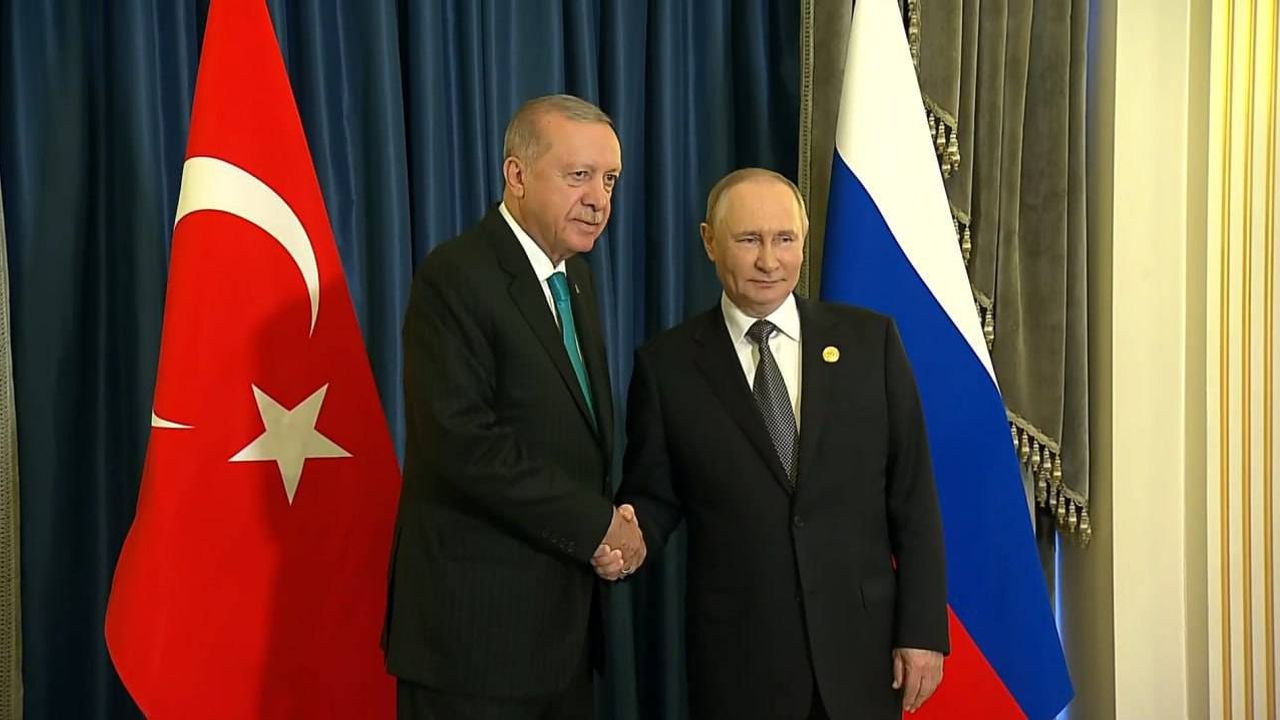 Cumhurbaşkanı Erdoğan, Putin ile görüştü