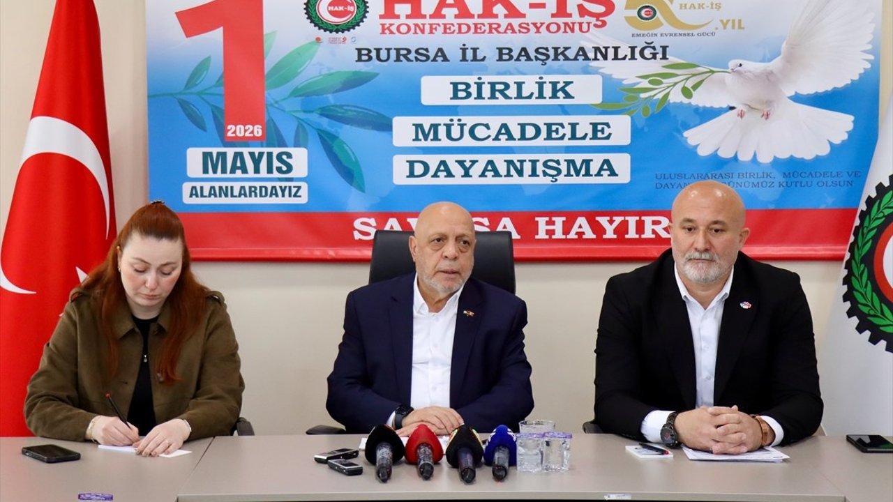HAK-İŞ Genel Başkanı Arslan Bursa'da Birlik ve Beraberlik Mesajı Verdi