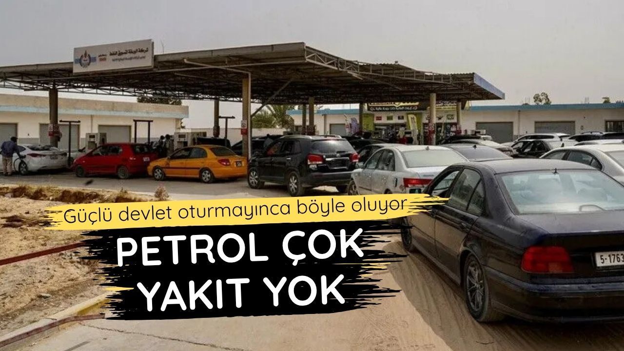 Libya'da Yakıt Sorununu Hafifletmek İçin Mobil İstasyonlar Kuruldu