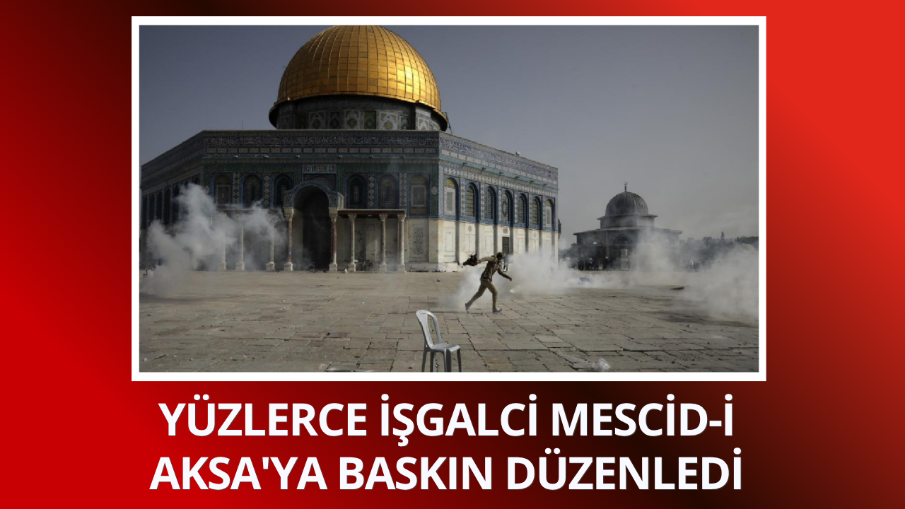 992 İsrailli 20 Eylül 2026'da Mescid-i Aksa'ya baskın düzenledi