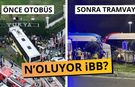Zeytinburnu'nda iki tramvay çarpıştı