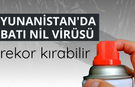 Yunanistan'da Batı Nil virüsü rekor kırabilir