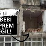 Şişli'de bir dairenin odasının duvarı yıkıldı