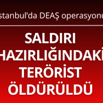 İstanbul'da saldırı hazırlığındaki terörist öldürüldü