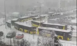 İstanbul'da kar çilesi