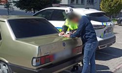 Drift atan sürücüye ceza yağdı