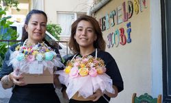 Mumdan çiçek buketleri Anneler Günü için hazırlanıyor