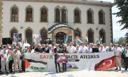 Kocaeli'de İsrail'in Gazze'ye yönelik saldırıları protesto edildi