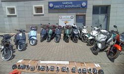 Samsun merkezli 6 ilde motosikletlerin silindir hacmini usulsüz artıran 12 şüpheli yakalandı