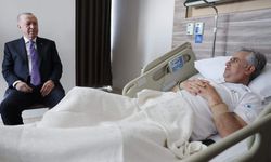 Başkan Erdoğan'dan Yalçın'a 'geçmiş olsun' ziyareti