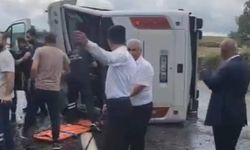 Yozgat'ta otobüs devrildi! Ölü ve yaralılar var