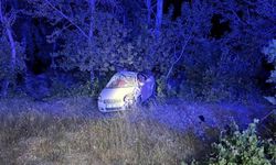 Tunceli'de şarampole devrilen otomobilin sürücüsü yaralandı