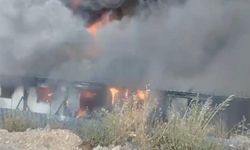 Bodrum'da işçi konteynerlerinde yangın