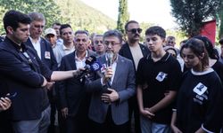 Bakan Yumaklı, şehit orman işçisi için düzenlenen cenaze töreninde konuştu
