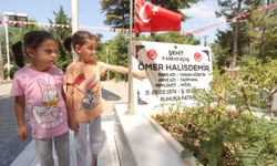 Şehit Ömer Halisdemir'in kabrine ziyaretçi akını