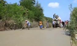 Ünye'de yol hayali gerçek oldu