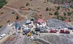 Elazığ'da maden ocağında göçük altındaki işçiden acı haber
