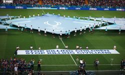 UEFA'dan maç öncesi pankart: 'Çocukları ve sivilleri öldürmeyi durdurun'