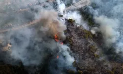 Karabük'te ormanlık alanda yeniden yangın çıktı