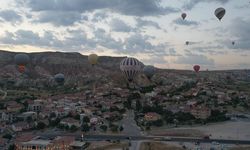 Kapadokya'da balon turlarına 754 bin 98 kişi katıldı