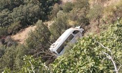 Aydın'da uçuruma yuvarlanan öğrenci servisindeki 5 kişi yaralandı