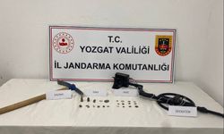 Yozgat'ta izinsiz kazı yapan zanlı suçüstü yakalandı