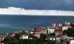 Zonguldak'ta denizde hortum oluştu