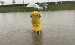 Balıkesir'de kuvvetli yağış etkili oldu