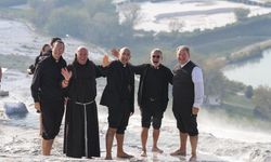 Papa'nın Türkiye ziyareti öncesi Vatikan heyeti, Denizli'de ziyaretlerde bulundu