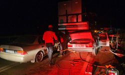 Çorum'da iki otomobil vince çarptı: 1 ölü, 1 yaralı