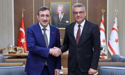 KKTC Cumhurbaşkanı Erhürman, Cevdet Yılmaz'ı kabul etti