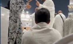 Suudi güçleri Mescid-i Haram'da hacı adaylarını darp etti! İşte o görüntüler...