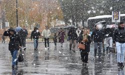 Sivas'ta kar yağışı etkili oldu