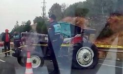 Zeytin işçilerini taşıyan traktöre kamyon çarptı