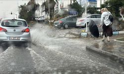 Edirne'de sağanak etkili