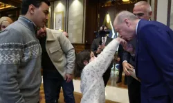 Başkan Erdoğan Külliye'de Hind Receb'in ailesini kabul etti