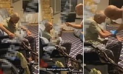 Huzurevinde skandal olay! Eldiven takıp yaşlı adamı dövdü