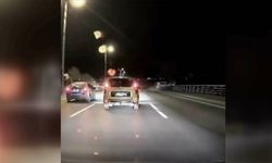 Makas atan sürücü kazaya neden oldu