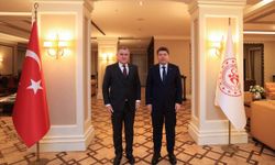 Gençlik ve Spor Bakanı Bak ile Adalet Bakanı Tunç bir araya geldi