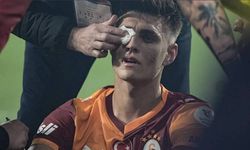 Derbide sahaya çakmak atan taraftar gözaltında