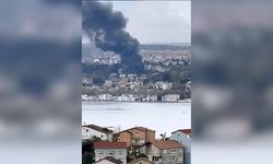 İstanbul'da iş yeri yangını