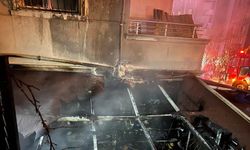 Ümraniye'de iş yerinde yangın