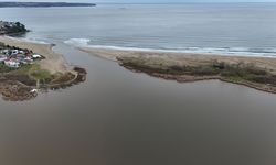 Kırklareli'nde Mert Gölü yeniden denizle birleşti