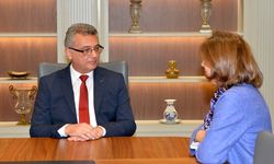 KKTC Cumhurbaşkanı, BM Kıbrıs Temsilcisi Cuellar'ı kabul etti