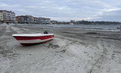Tekirdağ'da deniz 10 metre çekildi