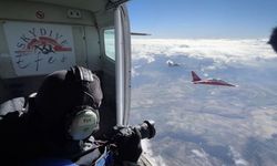 Gökyüzünün gururları gazetecileri selamladı