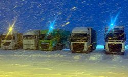 Ilgar geçidi zincirsiz ağır tonajlı araçlara kapatıldı